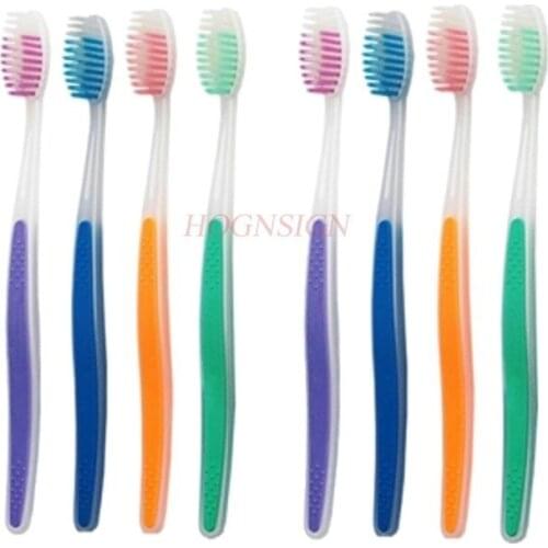 8 pcs toothbrush soft Toothbrush Adult Soft Hair Sharpening Silk Anti-slip Ankle Family