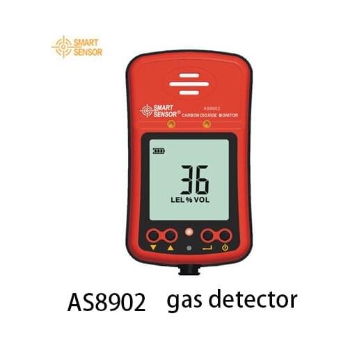 Smart Sensor AS8902 range 0-100%LEL handheld combustible gas detector port flammable gas Leak analyzer gas alarm