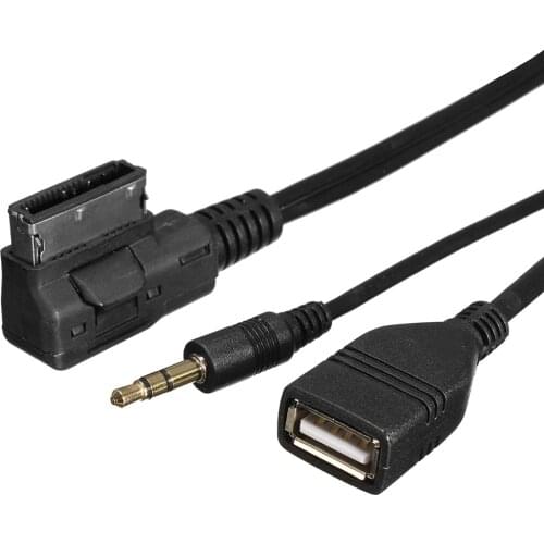 Car-Styling Mini Cable Music MDI AMI MMI Interface USB Charger AUX Cables For Audi A6L A8L Q7 A3 A4L A5 A1