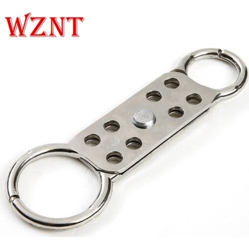Free shipping 8 HOLE Aluminum double end Safety Lockout hasp
