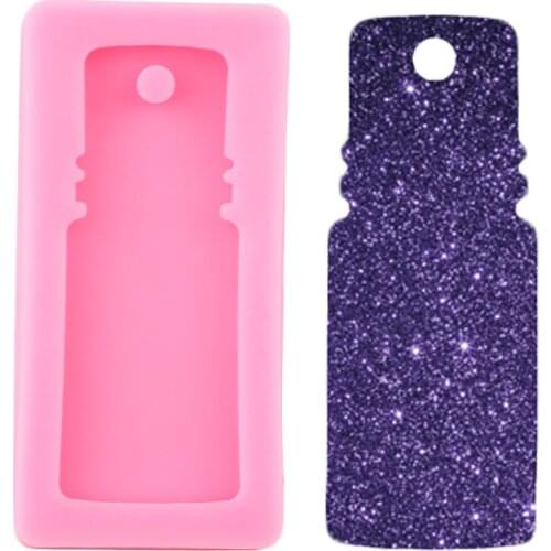 Shiny Glossy Cup Keychains Silicone Mold Pendant Polymer Clay Molds Necklace Jewelry Epoxy Crafting Moulds