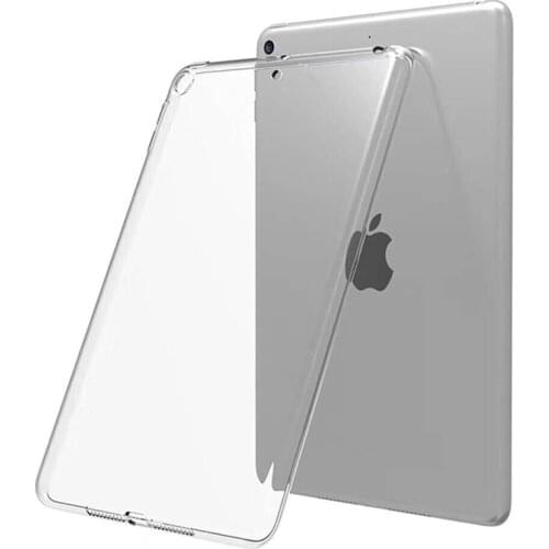 HOCE For iPad TPU Case 10.2 2019 MiNi 2 3 4 5 Transparent Silicone Shockproof Cover For iPad 2021 2018 Pro 12.9 Air 1 2 Cases