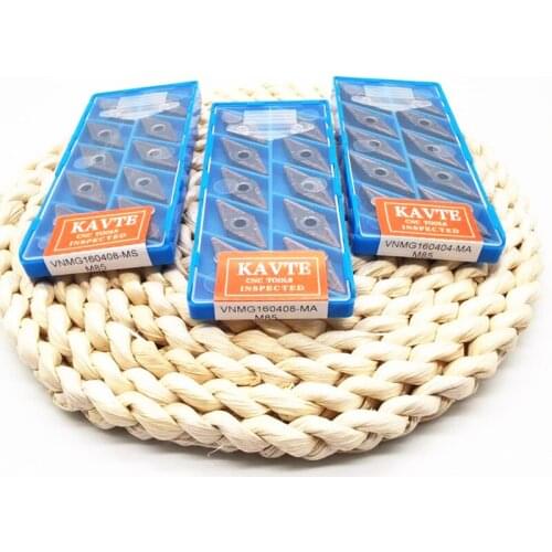 KAVTE VNMG160404-MA/MS VNMG160408-MA /MS High quality external cutting tools Special indexable turning blade for stainless steel