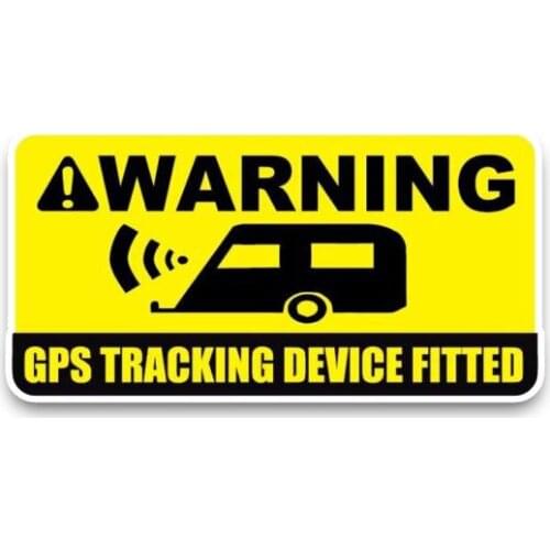 Hot Sell Personality Car Sticker GPS Trackings Device Fitted Accessories Vinyl PVC 13cm*7cm Motorcycle Car Window Decal