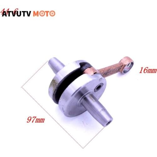 Motorcycle 2 Stroke 49cc Full Circle Crank For Pocket Bike Scooter Engine Crankshafts Parts Mini Dirt Bike ATV Quads 44-6