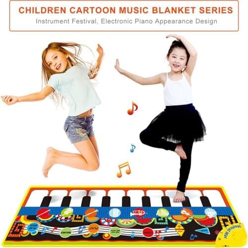 Musical Mat With Animal Voice Baby Piano Playing Carpet Music Game Instrument Montessori Toy Early Educational Toys For Children
