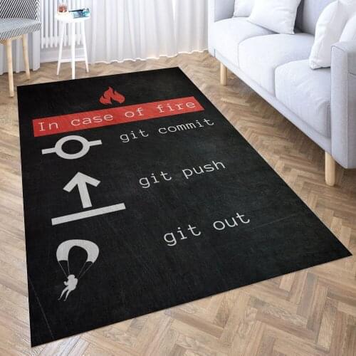 Programmer Gift Idea Carpet for Living Room 3D Anime Cartoon Rug Gamer Teen Room Bedside Lounge Rug Kids Children Floor Mats