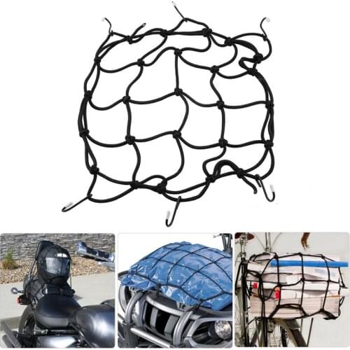 30x30cm Motorcycle/Bicycle Cargo Net Universal Heavy Duty Motorcycle Bungee Net Car
