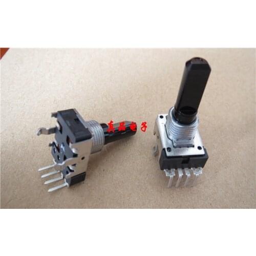 [VK] B100K Import Japan Type 142 Horizontal 4 feet Potentiometer Handle Length 20MM Half Handle Aperture 9MM