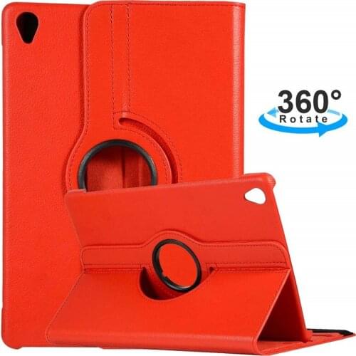 360 Rotating PU Leather Case for Huawei MediaPad M6 10.8 2019 Release Wifi Media Pad M 6 10.8 Inch Sand Holder Tablet Funda Capa