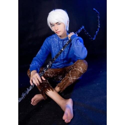 Rise of the Guardians Jack Frost hand-painted jacket Cosplay Coat Costume