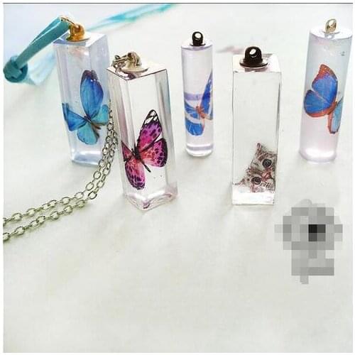 1 piece Butterfly and Feathers Shape material With use of Mold Making Mould Jewelry Tool filling for DIY jewelry
