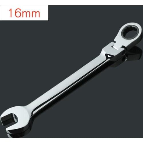 HOEN 1pcs 16mm flexible Head Ratchet Wrench Sockets Allen key keys ratchet spanners