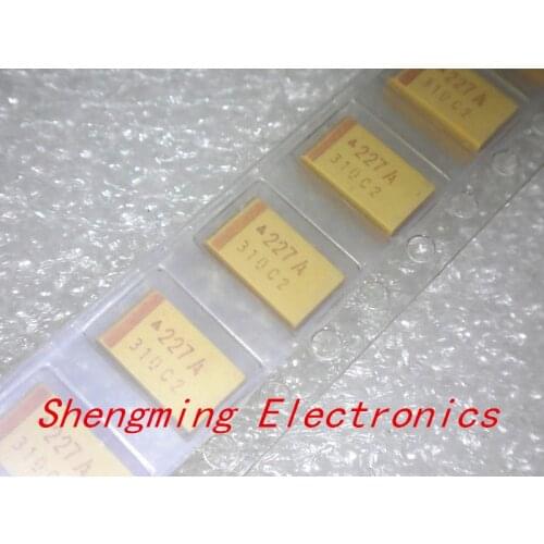 500PCS 7343D 10V 220UF 227A D-type SMD Chip Tantalum Capacitor