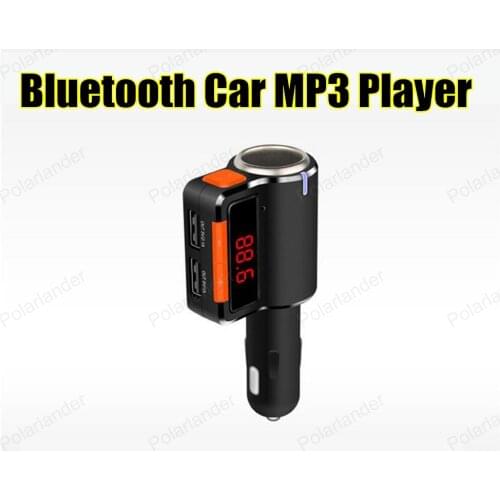 New Sale Car MP3 PlayerBluetooth FM transmitter audio with remote control modulator FM Car Handsfree LCD screen