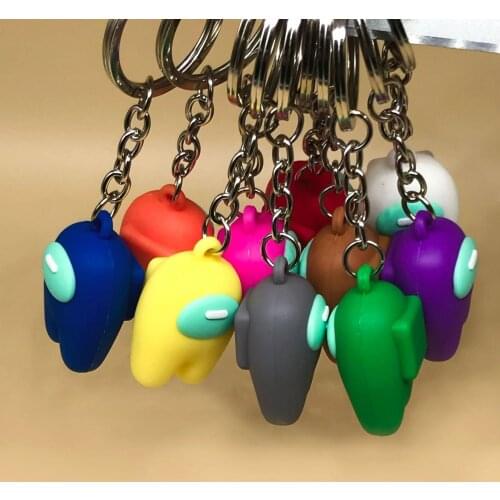 Hot Games Keychain for Man Women Stainless Steel Toys Peripherals Key Chain for Car Toys Gifts for Boyfriends