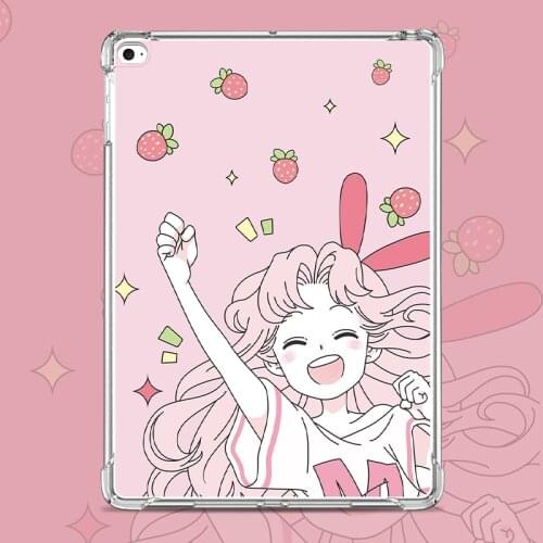 For 2019 iPad 10.2 Case iPad 7th 8th Generation Case iPad 9.7 Air 1 2 10.5 Air 3 2018 Pro 11 Mini 1 2 3 4 5 TPU Silicone Cover