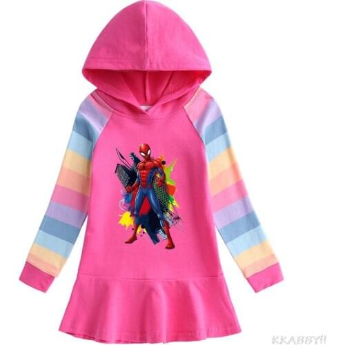 Disney Spring Autumn Girls DressKids Long Sleeve Dresses Baby Girls Princess Dress Party Clothes Birthday Dresses