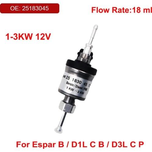 5PCS/LOT 12V Fuel Metering Pump Dosing Pump 251830450000 Fit Eberspacher Airtronic D1LC D3LC Diesel Parking Heater