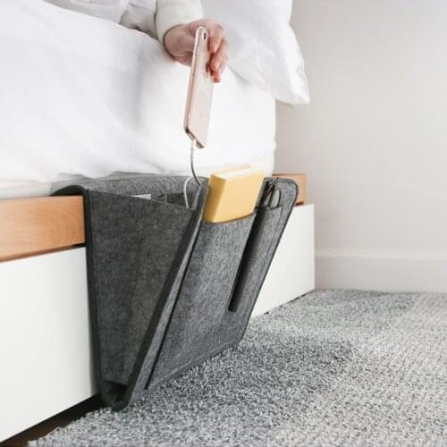 2020 New High Quality Felt Storage Bag Remote Control Sofa Bedside Storage Bags