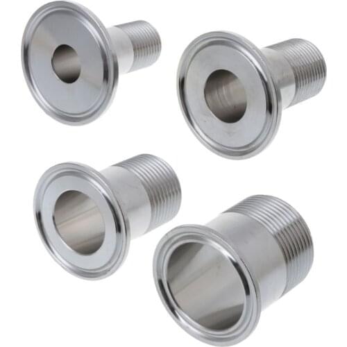 YYSD Stainless Steel Sanitary Male Threaded Ferrule Pipe Fitting Tri clamp Adapter