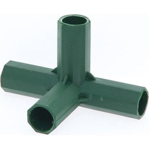 16MM PVC Fitting 5 Types Stable Support Heavy Duty Greenhouse Frame Building Connector Suitable For Building Flower Racks