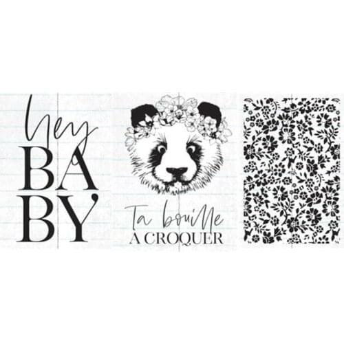 French Transparent Clear Stamp for DIY scrapbooking/Card Making C808