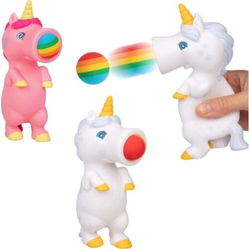 Kids Popper Toy Squeeze Shoot Ball Fidget Toys Pop It Cool Stuff Weird Gadgets ADHD Autism Sensory For Kids Adult Funny Gift