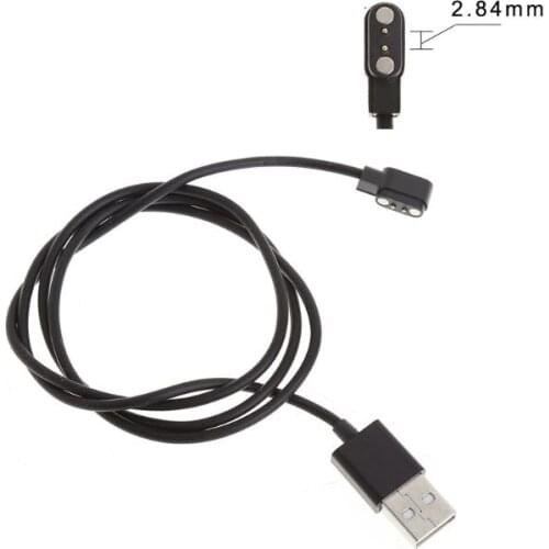 80cm Magnetic USB Charge Charging Cable Cord For Smart Watch with Magnetics Plug 2.84mm Smart Bracelet