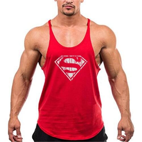Gym Fitness Training Running Vests Clothing Tank Top Mens Bodybuilding Muscle Sleeveless Singlets Fashion Workout Man Undershirt