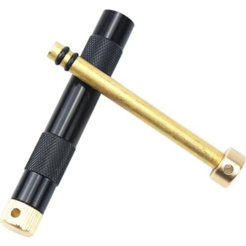 Outdoor Emergency Piston Fire Starter Tube Air Compression Torch Mini Compact Durable Metal Fire Starting Tool