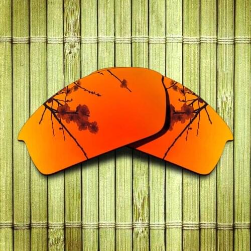 Polarized Replacement Lense For-Oakley Bottlecap Sunglasses Frame True Color Mirrored Coating - Fire Red Color Available