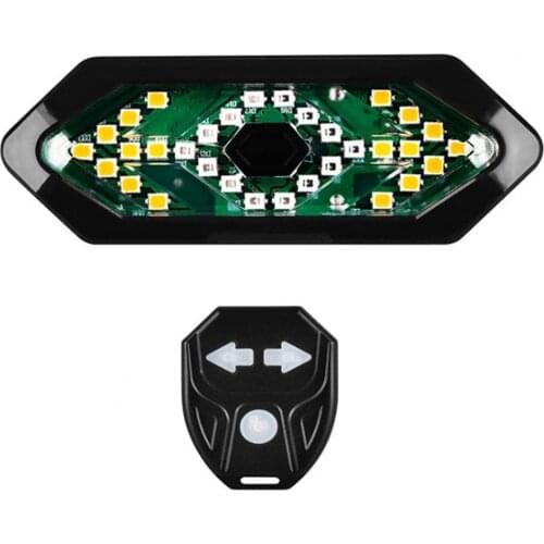 Adjustable Remote Control Rechargeable Bike Rear Tail Light Brake Warning Lamp Bicycle Accessories Replacement Parts