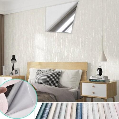 53cm*3m/5m Self Adhesive Solid Color Wall Cover Papers DIY Foil Film Anti-Mold Home Decor Wallpapers for Living Room Kids Room