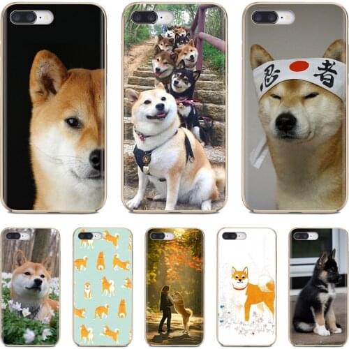 For Samsung Galaxy A10 A30 A40 A50 A60 A70 a12 a31 a41 a51 a71 a20e a21s M30 Baby shiba inu dog Funny Silicone Phone Case