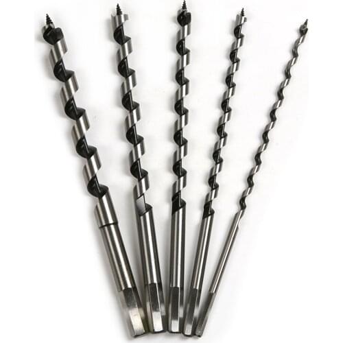 High Carbon Steel 6 8 10mm Shank Diameter Augers Woodworking Drill Bit For Woodworking Drilling and Punching
