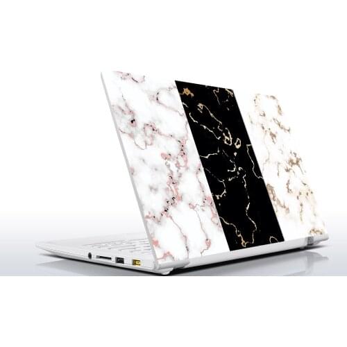 Sticker Master Black Gray Marble Universal Sticker Laptop Vinyl Sticker Skin Cover For 10 12 13 14 15.4 15.6 16 17 19 "Inc Notebook decal for Macbook,asus,Acer,Hp,Lenovo,Huawei,Dell,Msi,Apple,Toshiba,Compaq