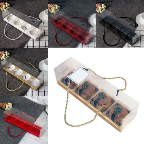 Xuemei Niang Pastry Baking Packaging Box Portable Transparent PET Environmentally Friendly Baking Packaging Box
