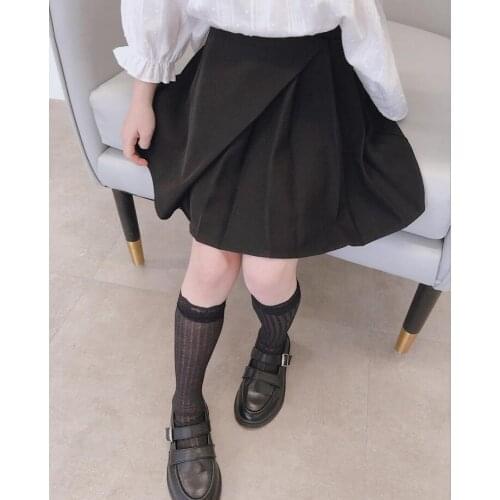 2021 Korean style girls patchwork skirt autumn fashion girls skirt 3-8t B578