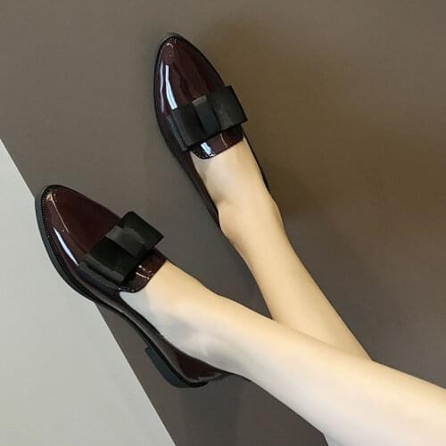 Thick-heeled Single Shoes Women 2021 New Comfortable Pointed Small Leather Shoes Women All-match Work Shoes Womens Shoes