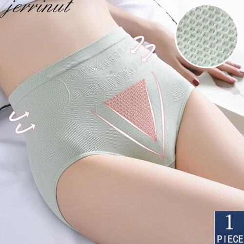 1pcs Women High Waist Panties Body Shaper Slimming Butt Lifter Shapewear Briefs Solid Color Underwear Tummy Control Panties