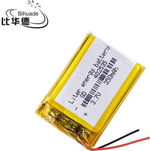 10pcs Liter energy battery Good Qulity 3.7V,350mAH,402535 Polymer lithium ion / Li-ion battery for TOY,POWER BANK,GPS,mp3,mp4