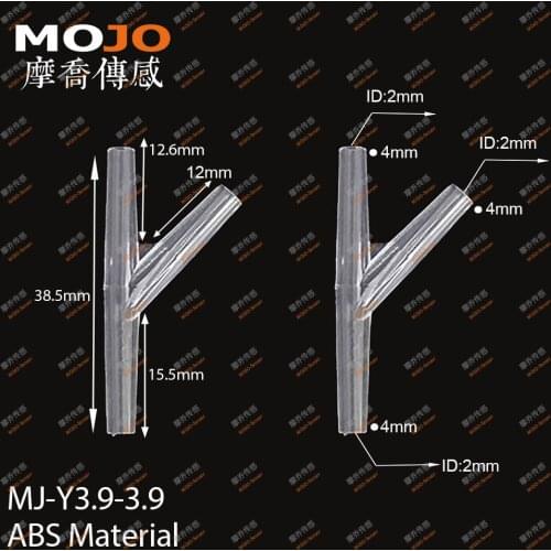 2020 Free shipping!! MJ-Y3.9-3.9 Special Y type barbed three connectors for 3.9mm diameter (100pcs/lots)