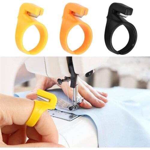 3PCS/set New Finger Blade Needle Craft Home Plastic Thimble Sewing Ring Thread Cutter DIY Household Sewing Machine Accessory
