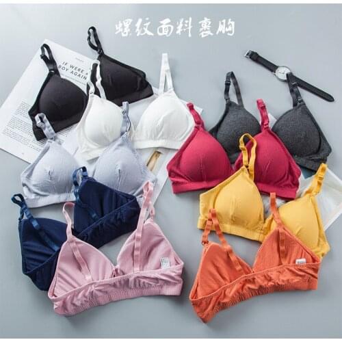 3D Sexy cotton Lingerie Seamless Sport Backless Strapless Top Bra Push Up Bralette Brassiere Women Underwear wrap girls bra