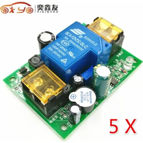 5PCS/LOT 12V-48V Battery Anti-Over Discharge Board Automatically Restore Low Voltage Protection Module With LED Indicator Light