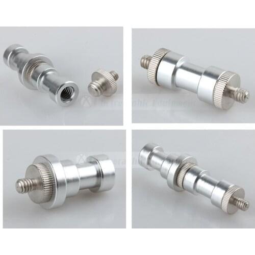 50Packs 5in1 1/4 to 3/8 male to female adapter screw camera tripod ball head monopod plate flash light stand accessories