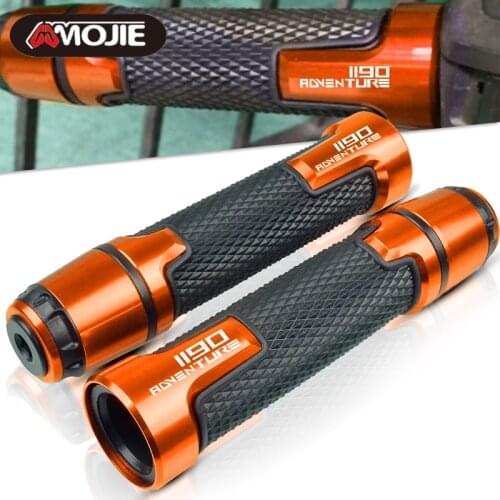 7/8"22MM CNC Motorcycle handlebar grip handle bar Motorbike handlebar grips FOR 1190 Adventure / R 2013 2014 2015 2016 2017