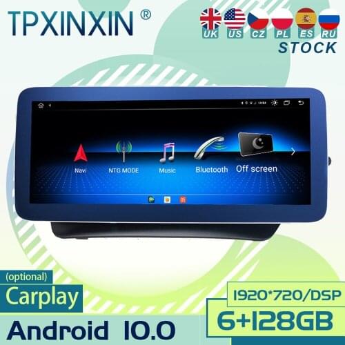 For Mercedes-Benz E180L E200L E300L 2015-2016 Android 10 Carplay Radio Player Car GPS Navigation Head Unit Car Stereo BT WIFI