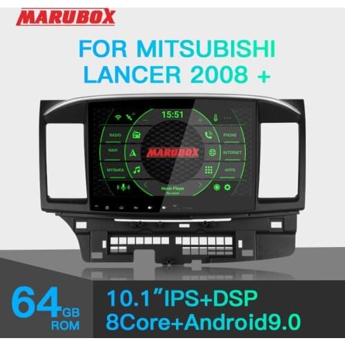 MARUBOX For MITSUBISHI Lancer 2014-2015 Car Multimedia Player Android 9 GPS Car Radio Audio Auto 8 Cores 64G, IPS, DSP KD1105